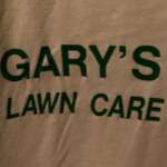 Gary's Lawn Care Old Shirt
